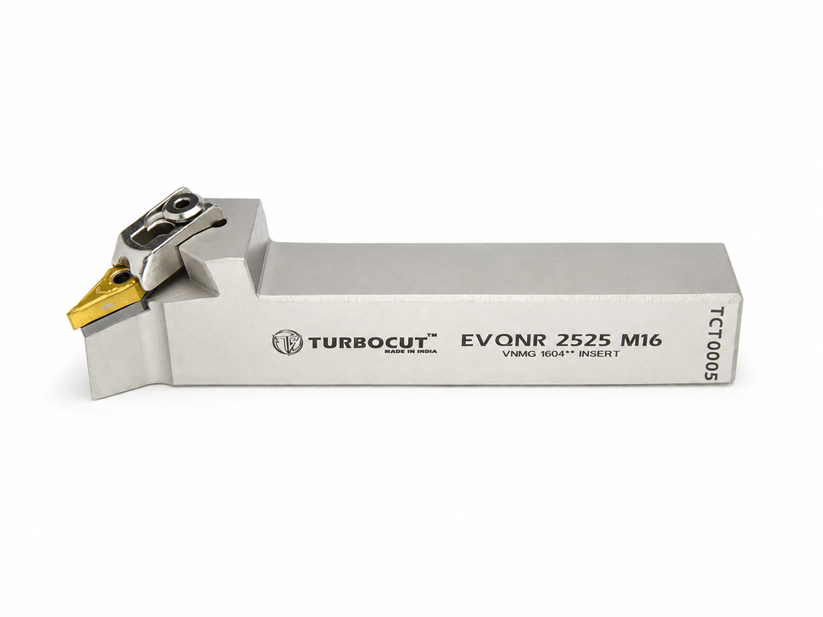 Turbocut EVQNR 2525 M16 external turning tool holder