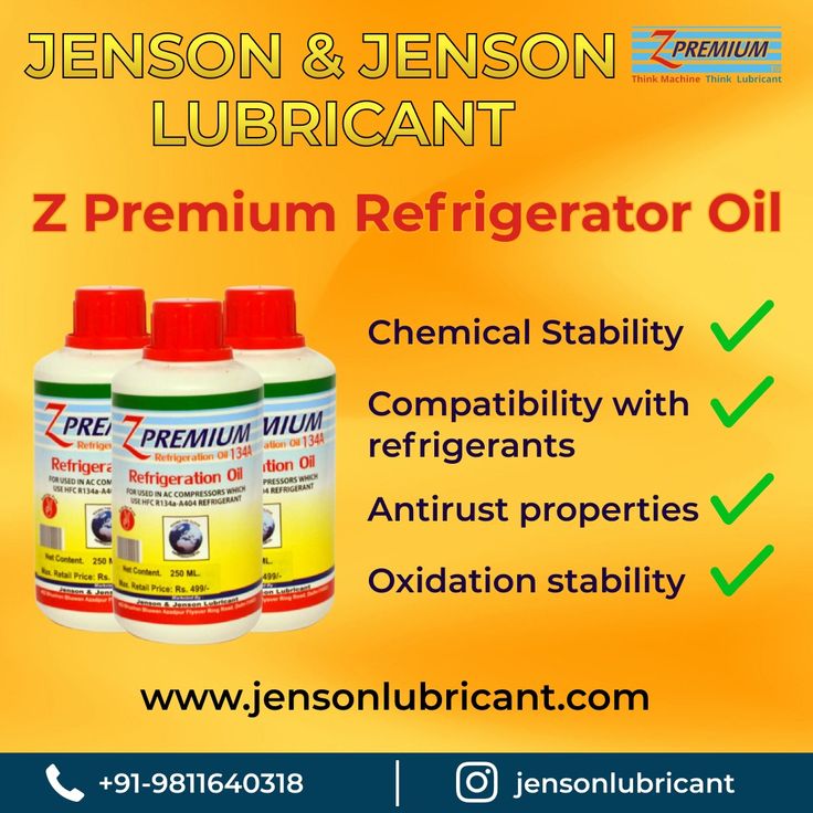 Refrigeration Oil R134a POE Oil, 250ML