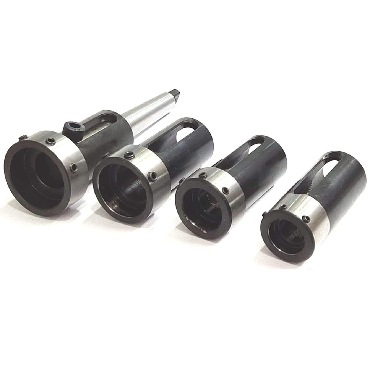 four metal tool holders