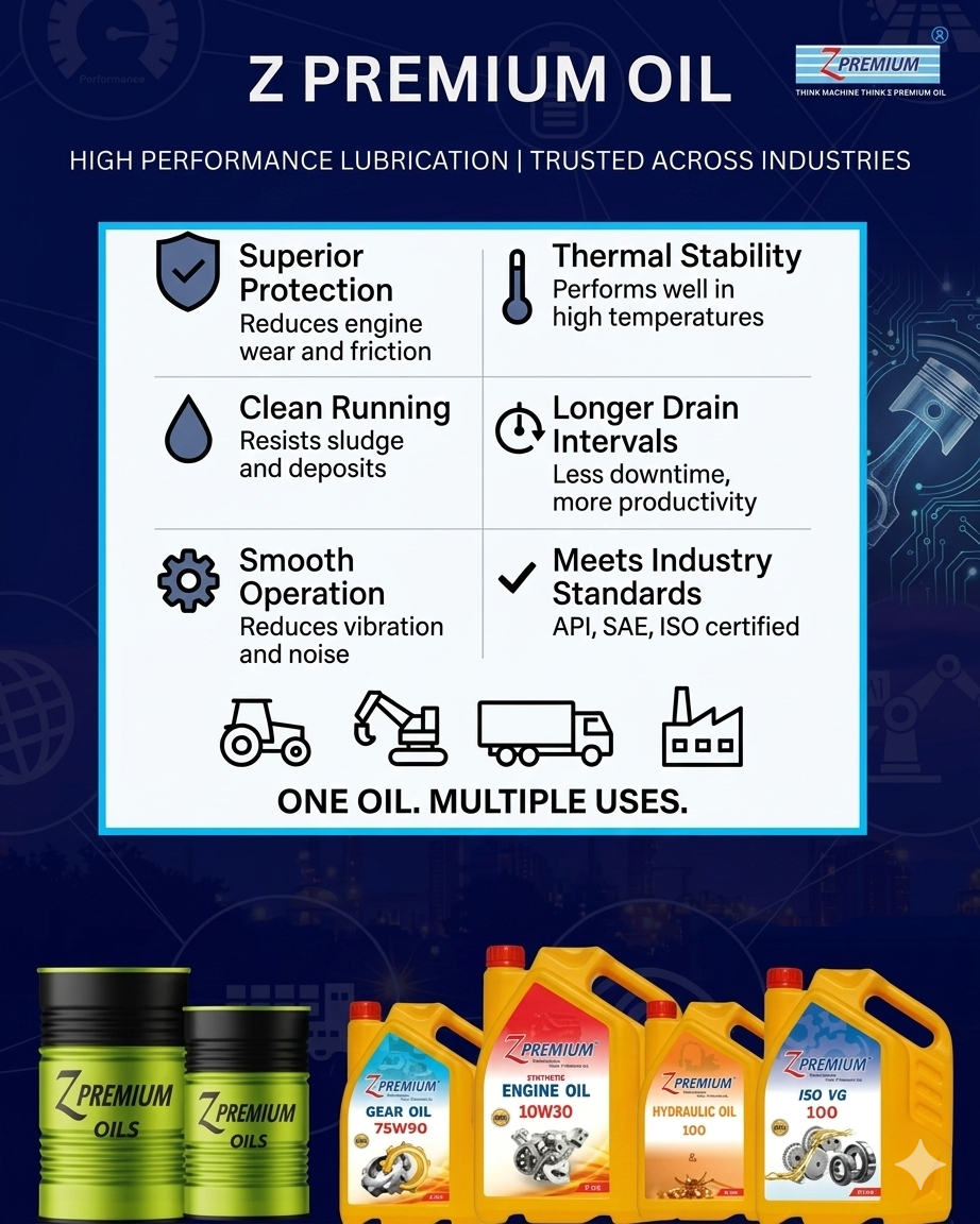 Z Premium Oil packaging