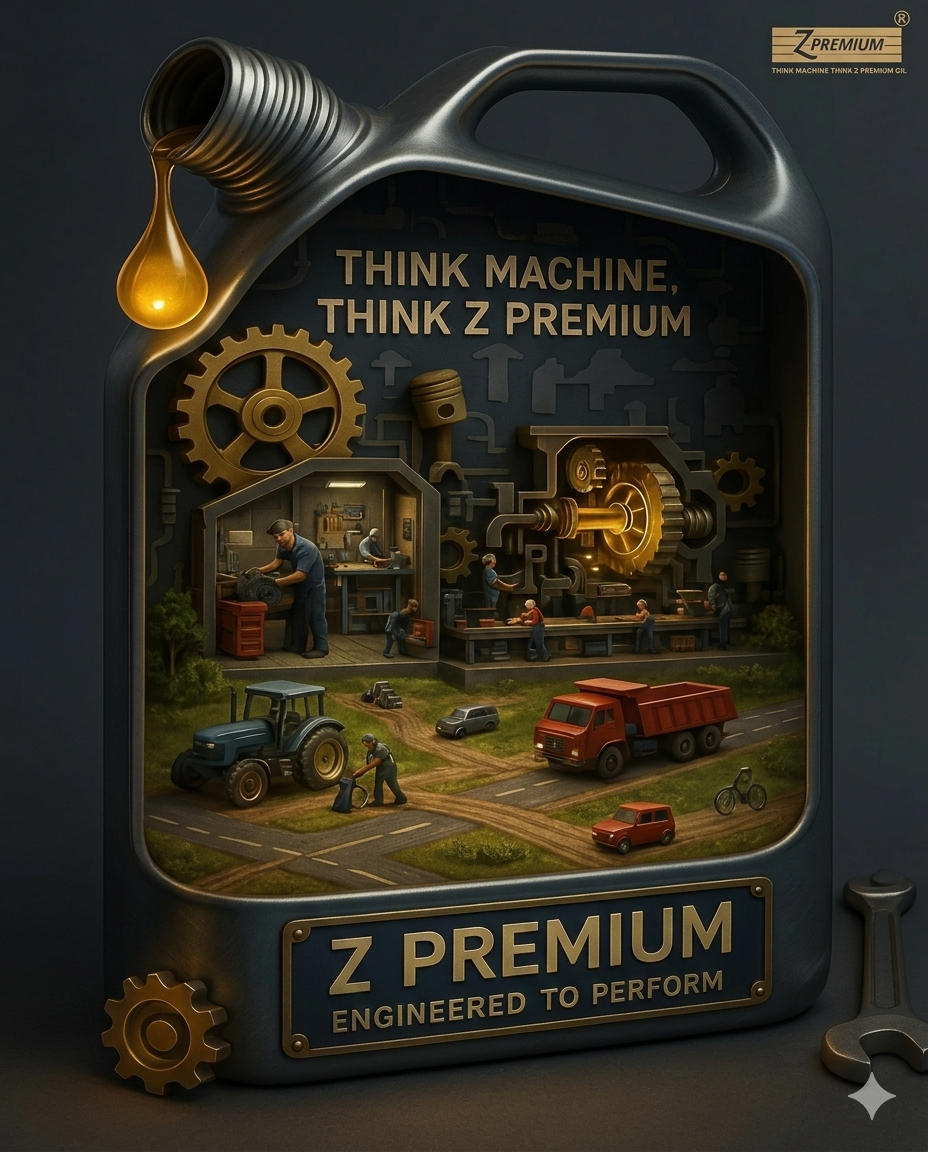 Z Premium oil container