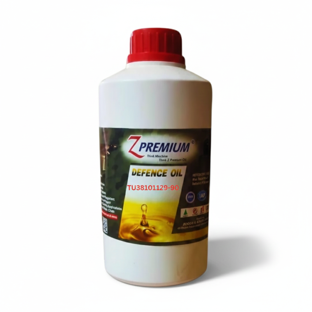Bottle of Z Premium Defence Oil