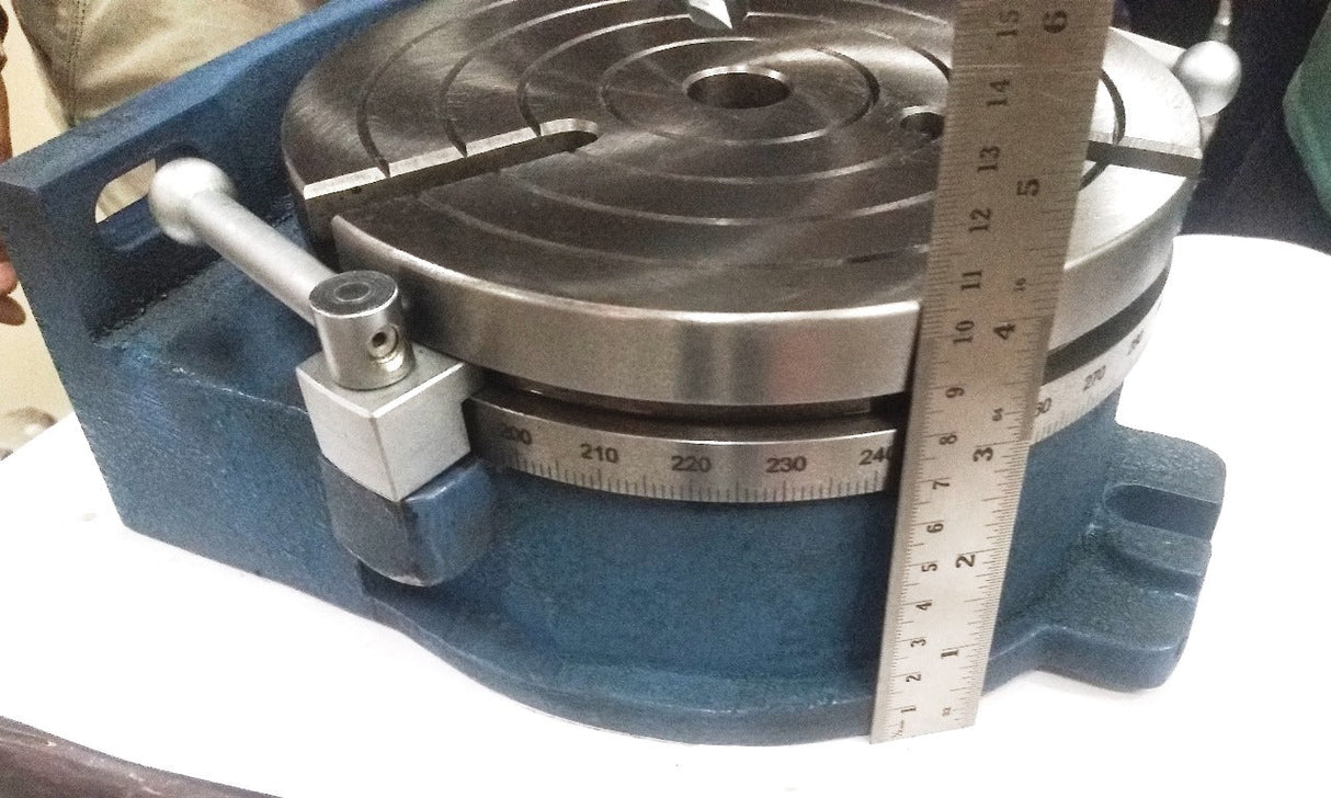 Buyohlic Horizontal Vertical HV8 8" (200 mm) -3 slots Rotary Milling Indexing Table