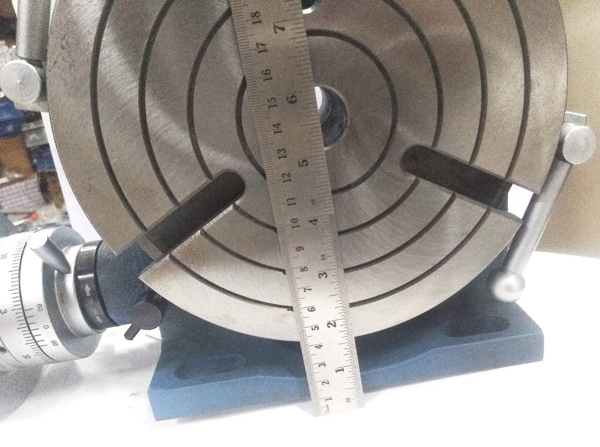 Buyohlic Horizontal Vertical HV8 8" (200 mm) -3 slots Rotary Milling Indexing Table