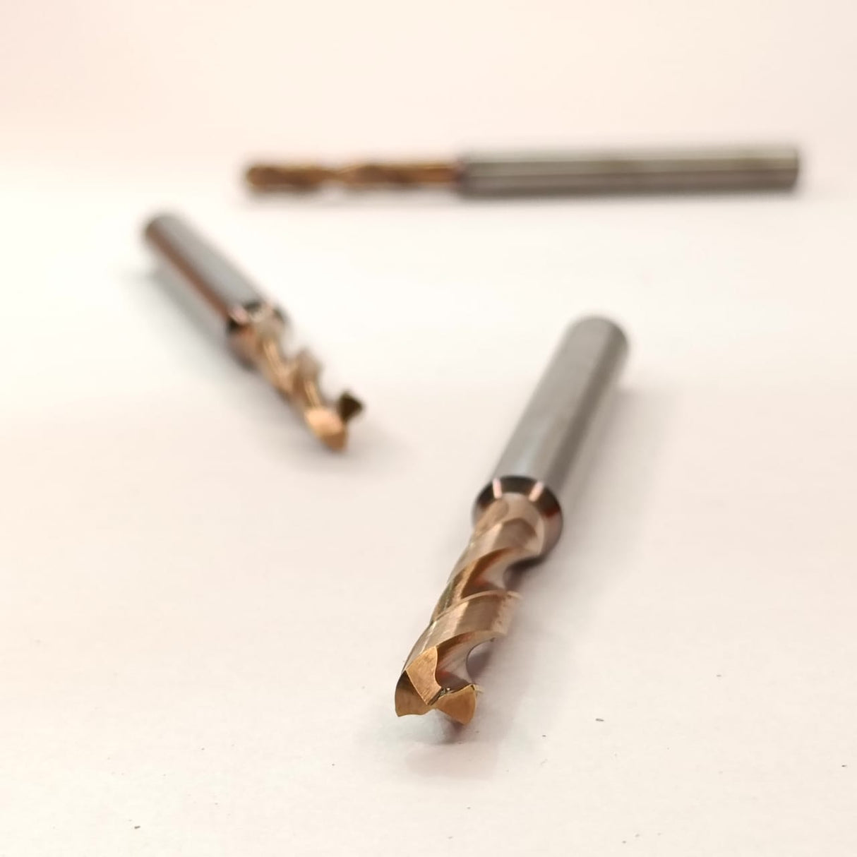 Three drill bits