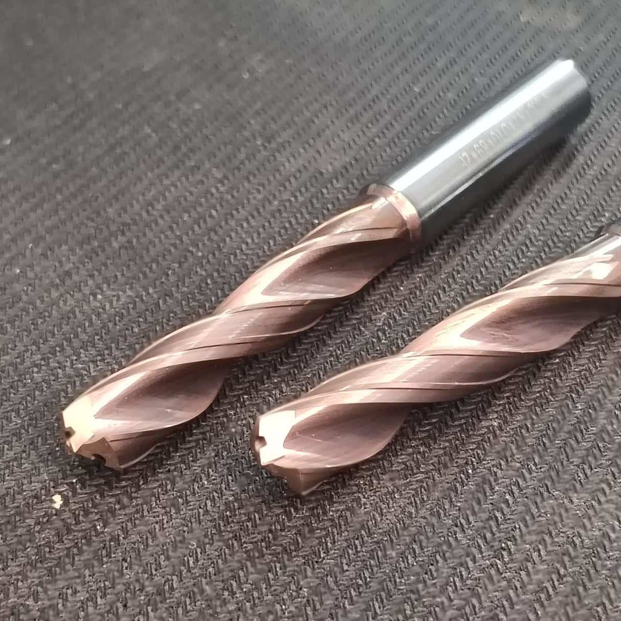 Two metal drill bits