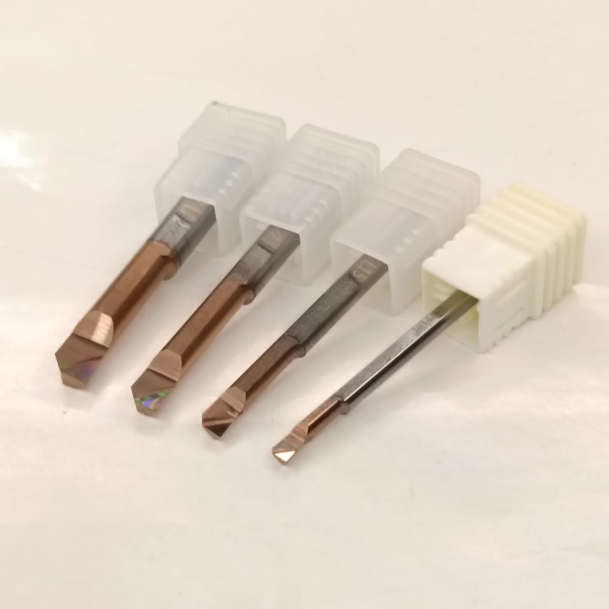 Set of metal drill bits