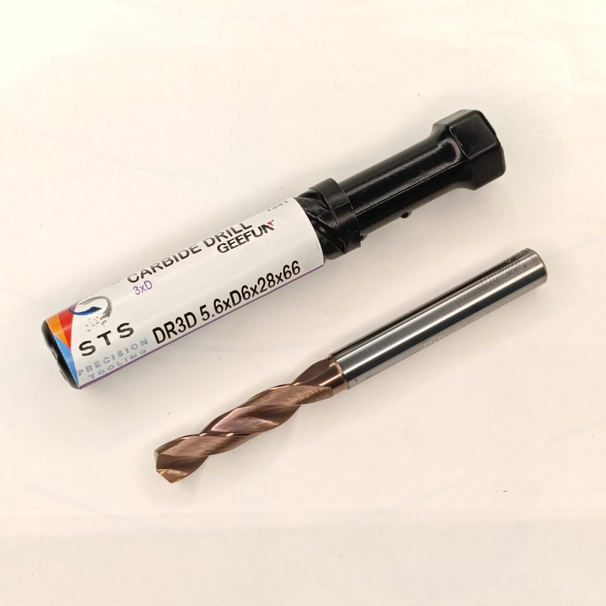 Carbide drill bit with packaging