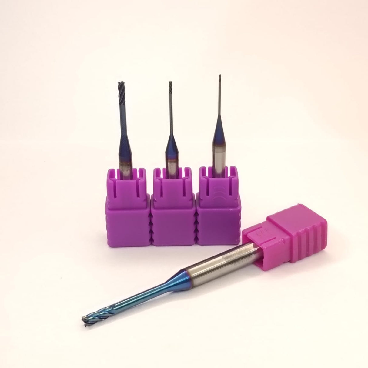 CARBIDE END MILL LONG NECK -65 HRC (RIB SERIES)