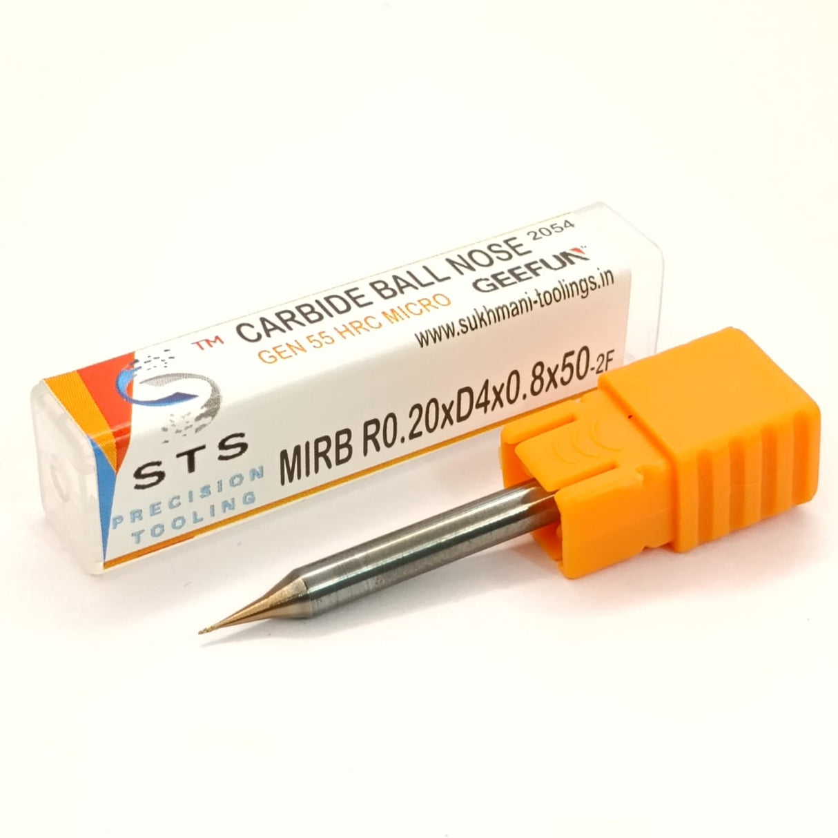 Carbide ball nose tool with orange handle