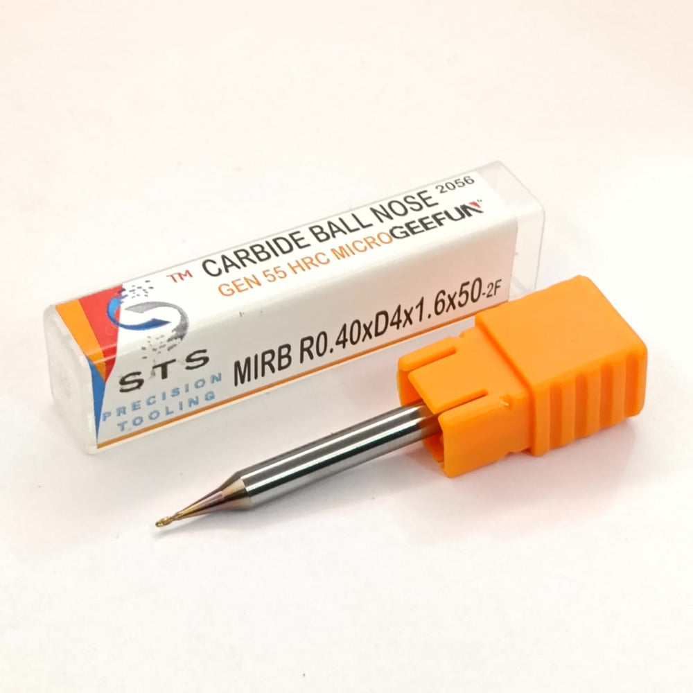 Carbide ball nose tool with orange handle