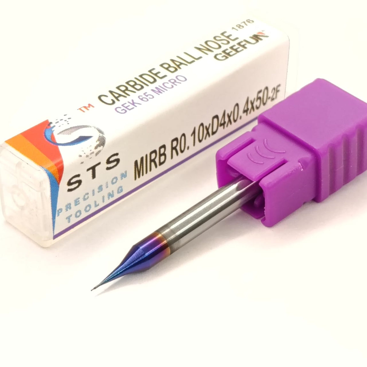 Purple carbide ball nose tool