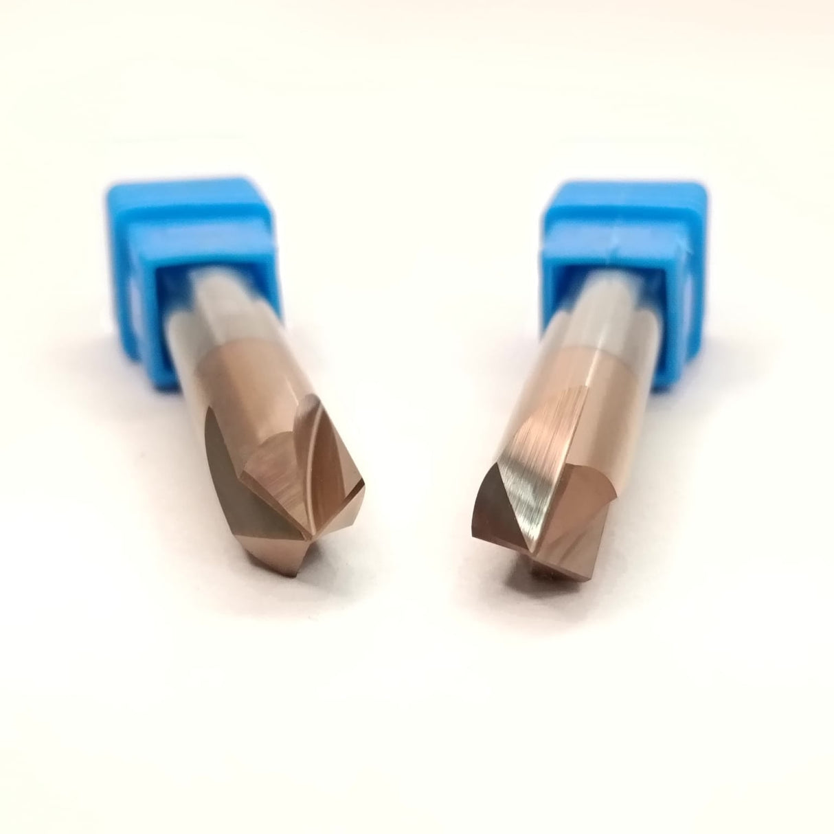 Two metal drill bits