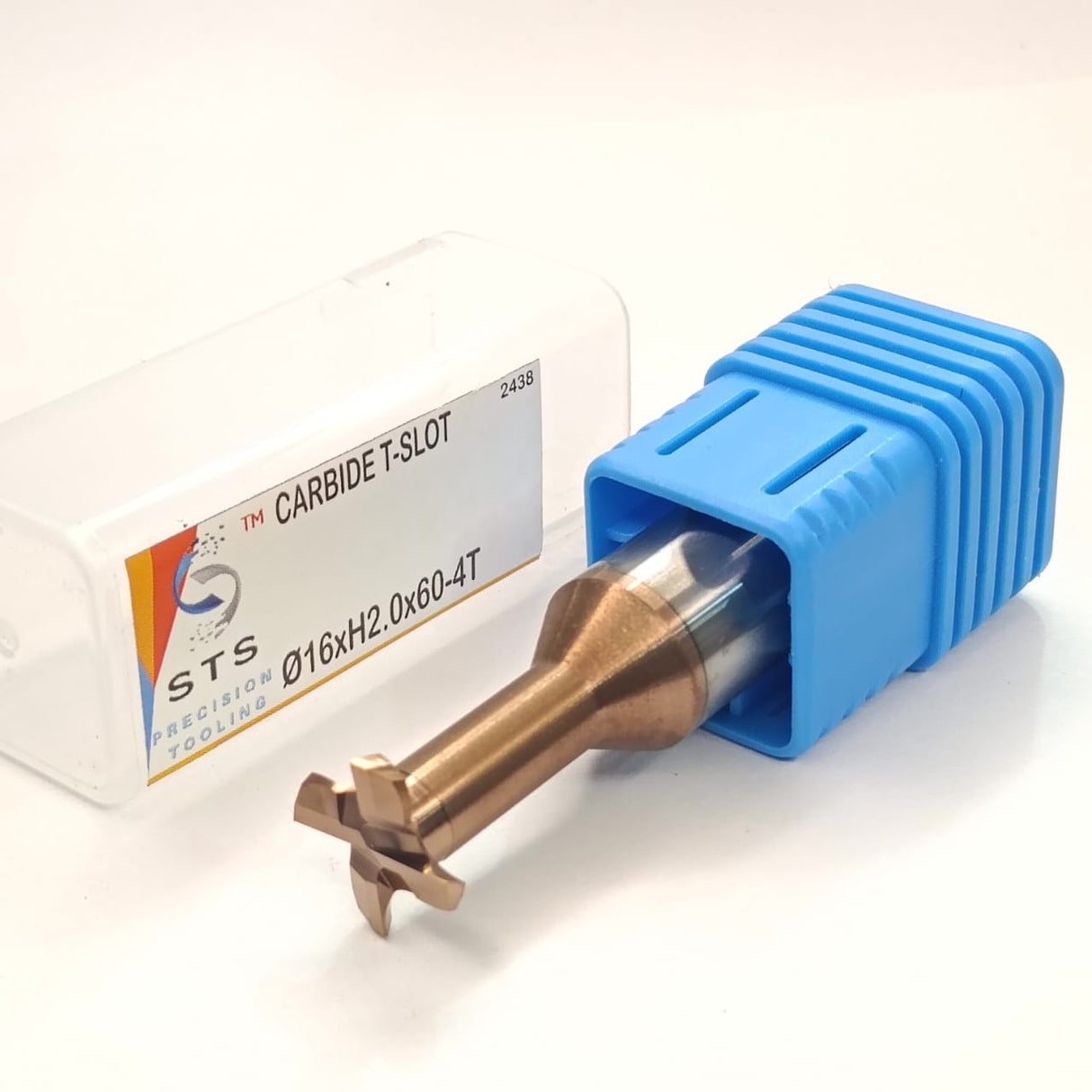 Metal cutting tool with blue handle