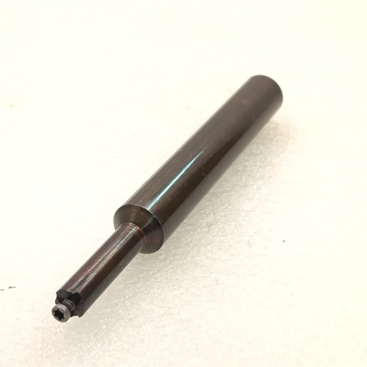 Small black metal measuring probe
