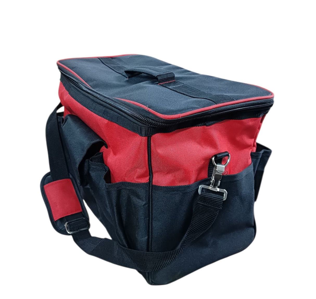 Red and black cooler bag