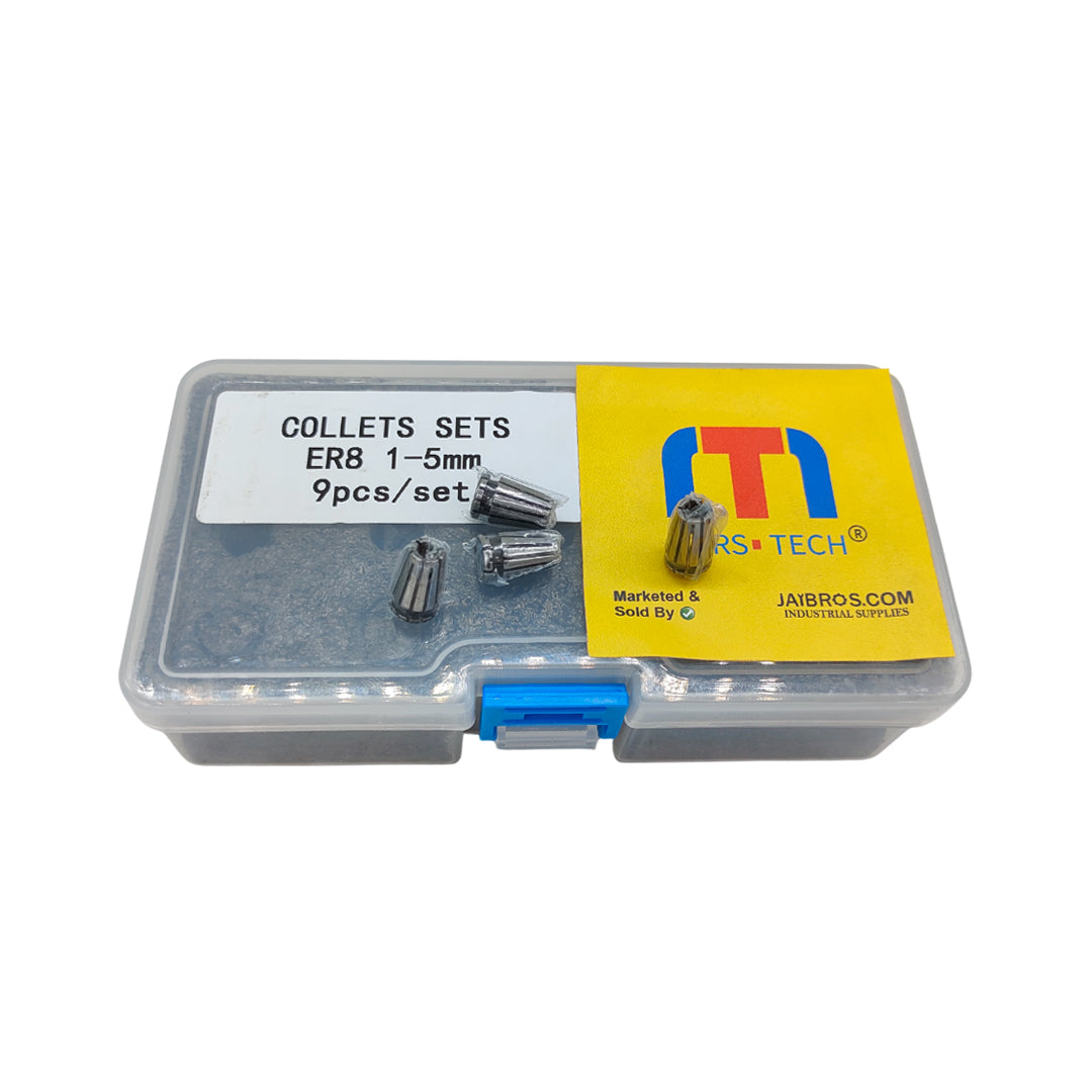 ER8 Collet set 1 mm to 5 mm High Quality Precision Collet