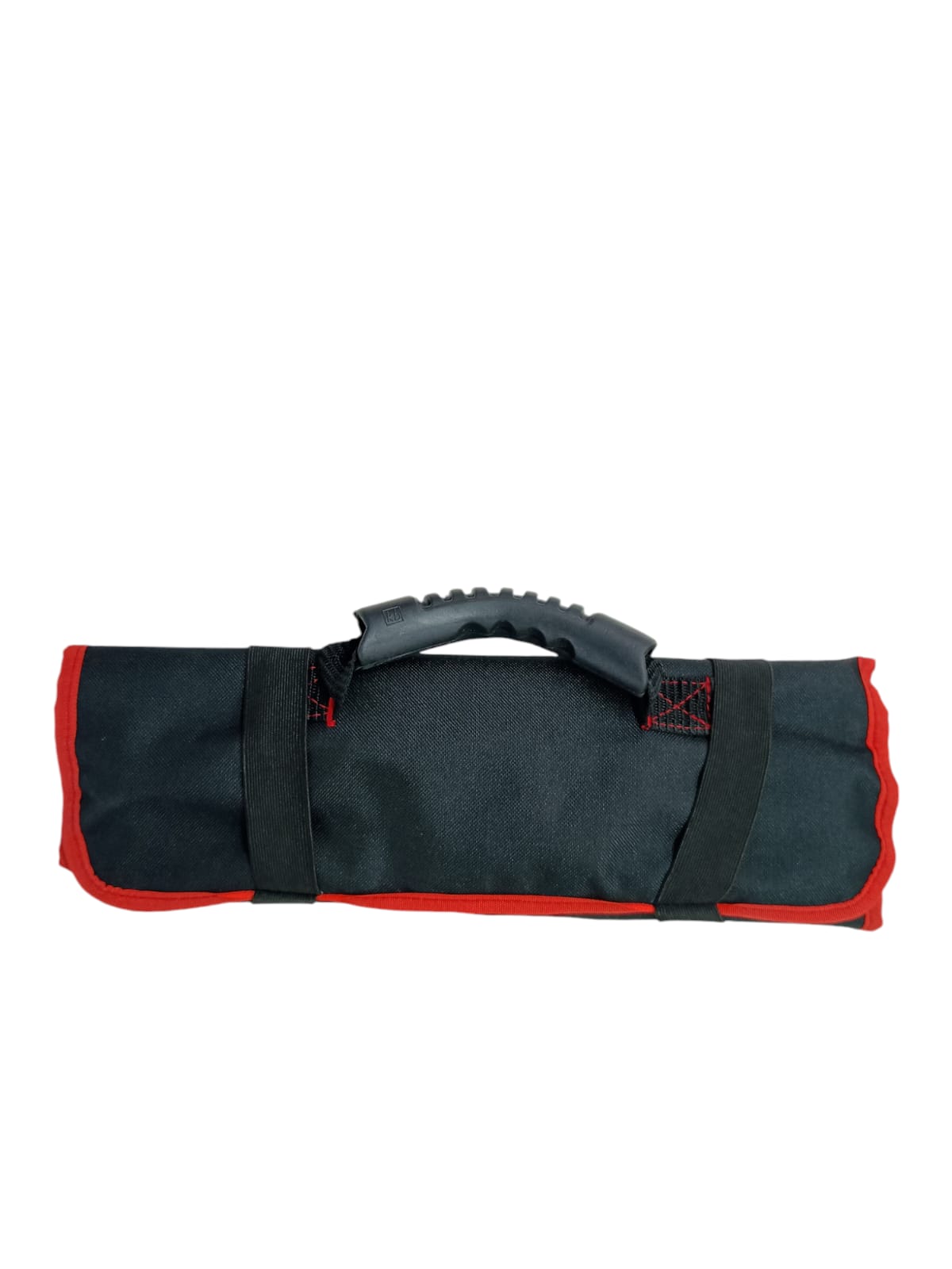 Black and red tool roll