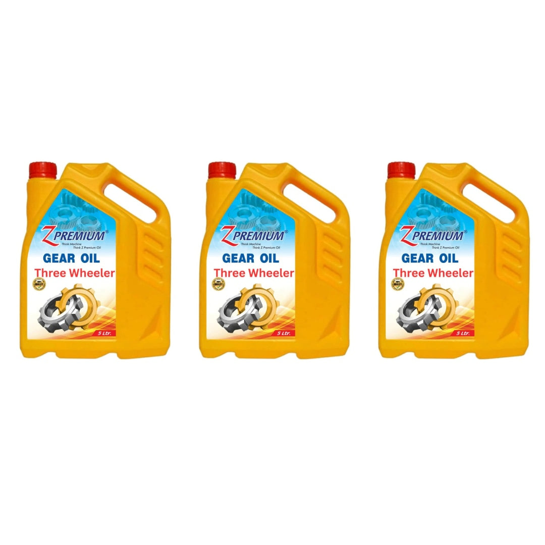 Three bottles of Z Premium Gear Oil