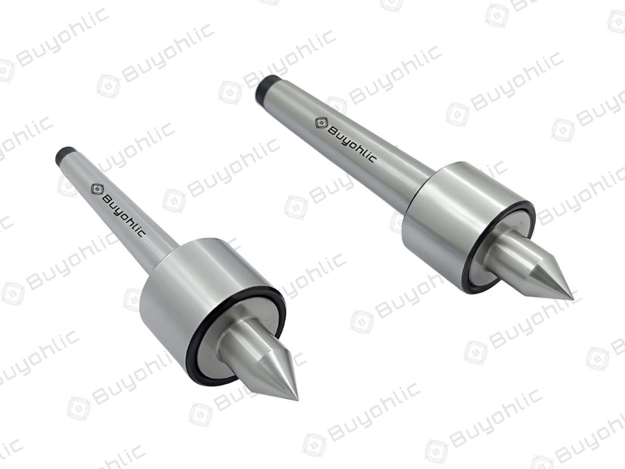 Two lathe live centers