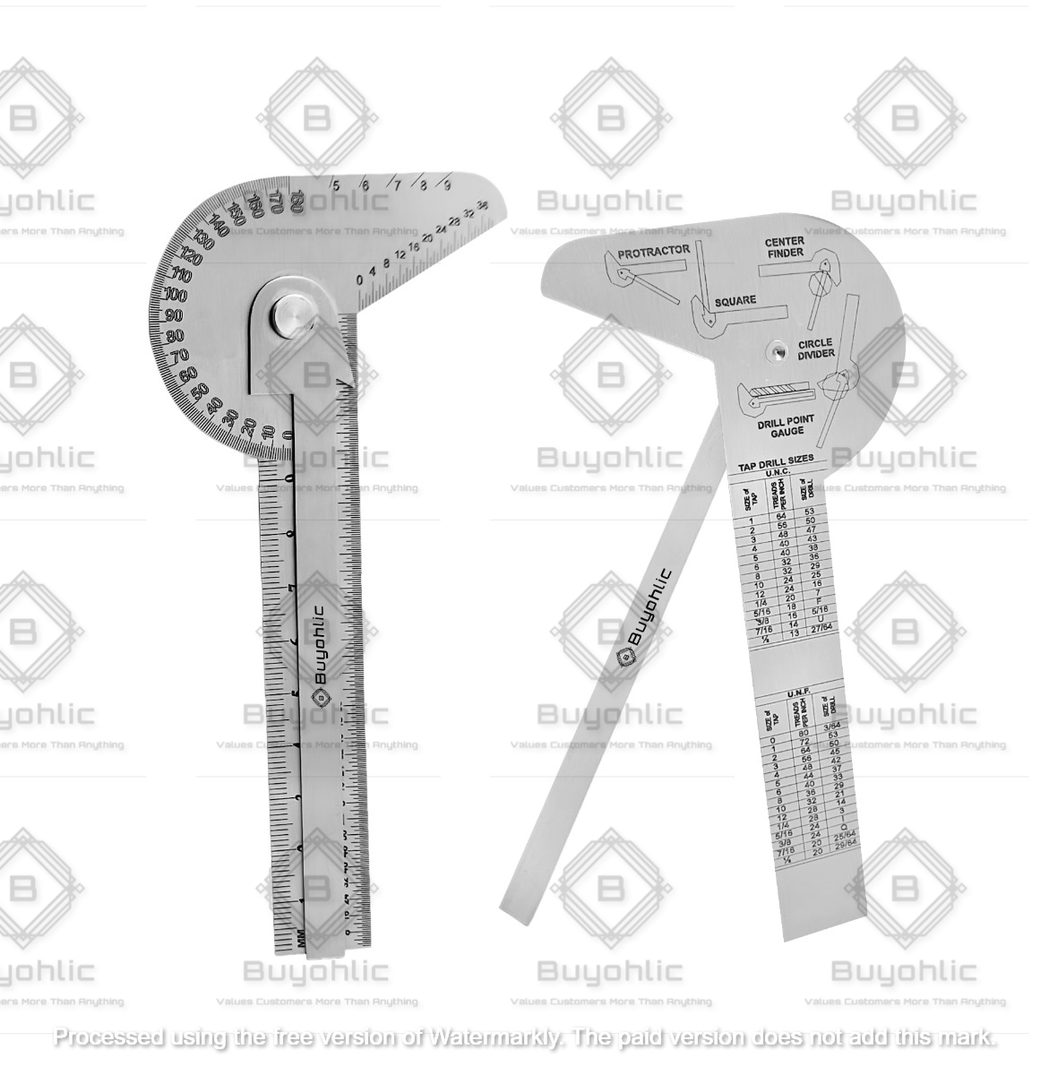 Multi-functional protractor tool