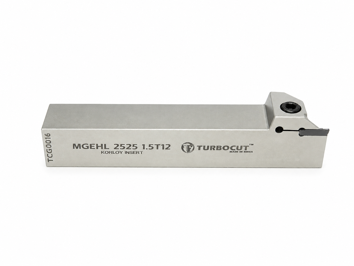 External Grooving Holder 1.5mm MGEHR/L 2020/2525 (T10, T12, T16)