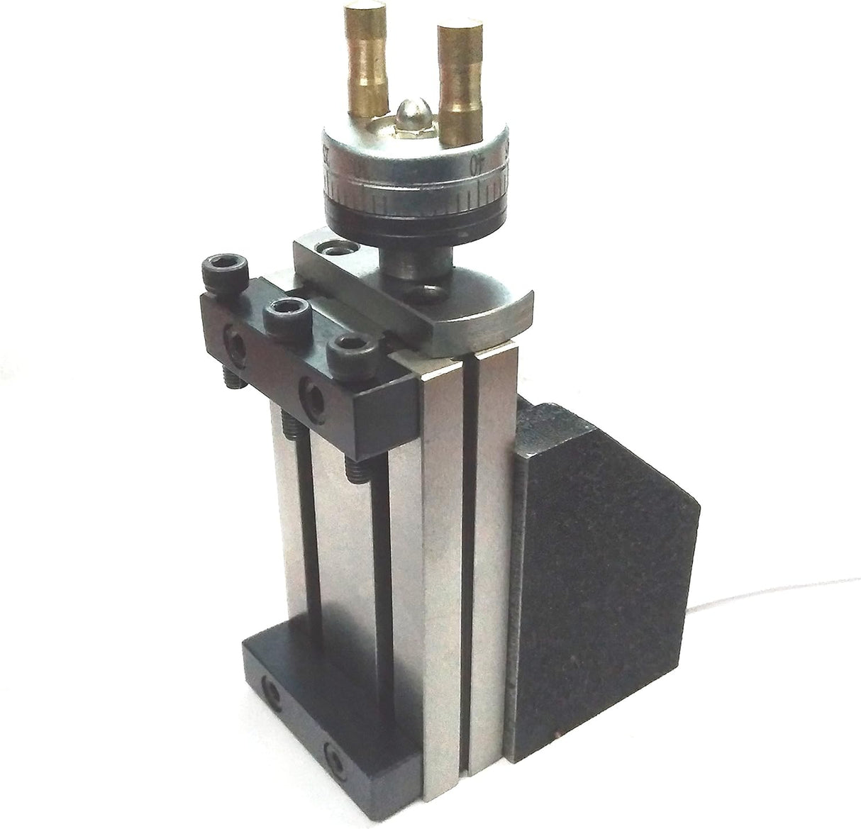 Precision milling on bench lathes using mini lathe vertical slide