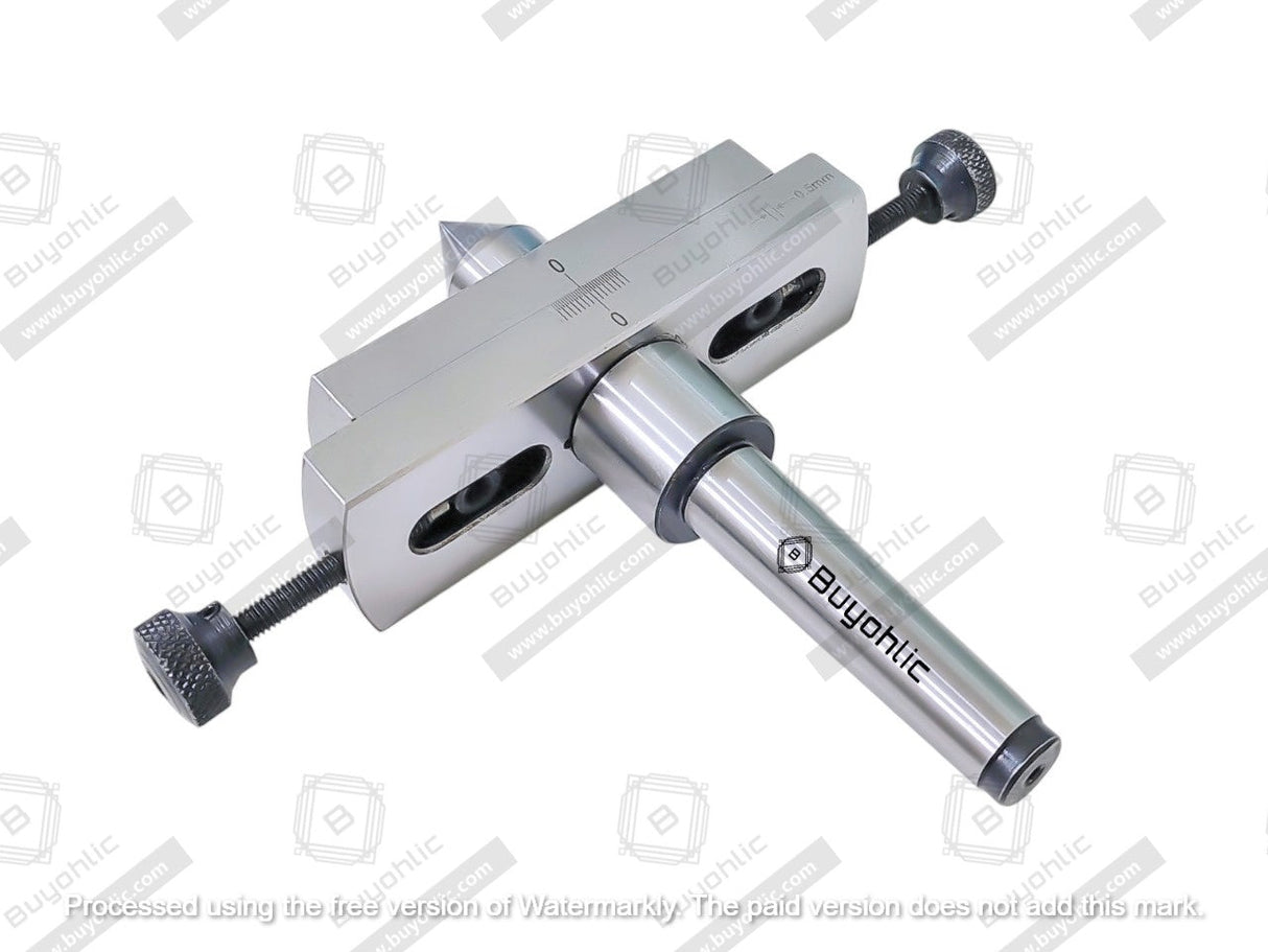 Adjustable lathe centering alignment tool