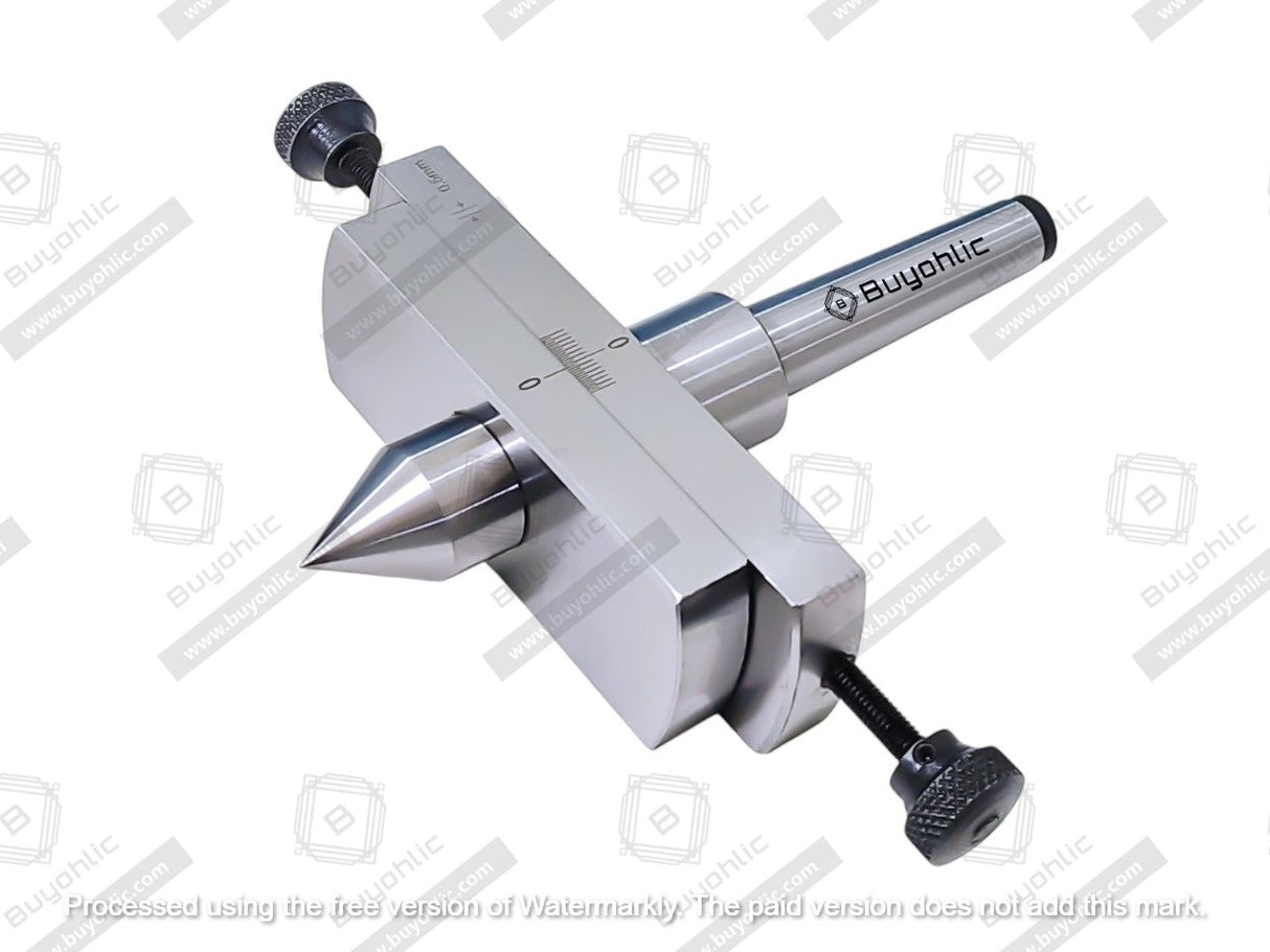 Adjustable lathe centering alignment tool