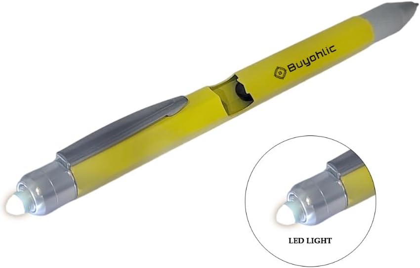 Yellow multi function LED pen