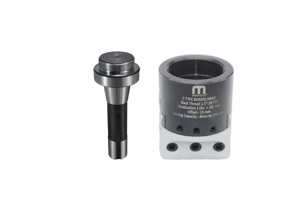 Multi-type shanks for C type boring heads