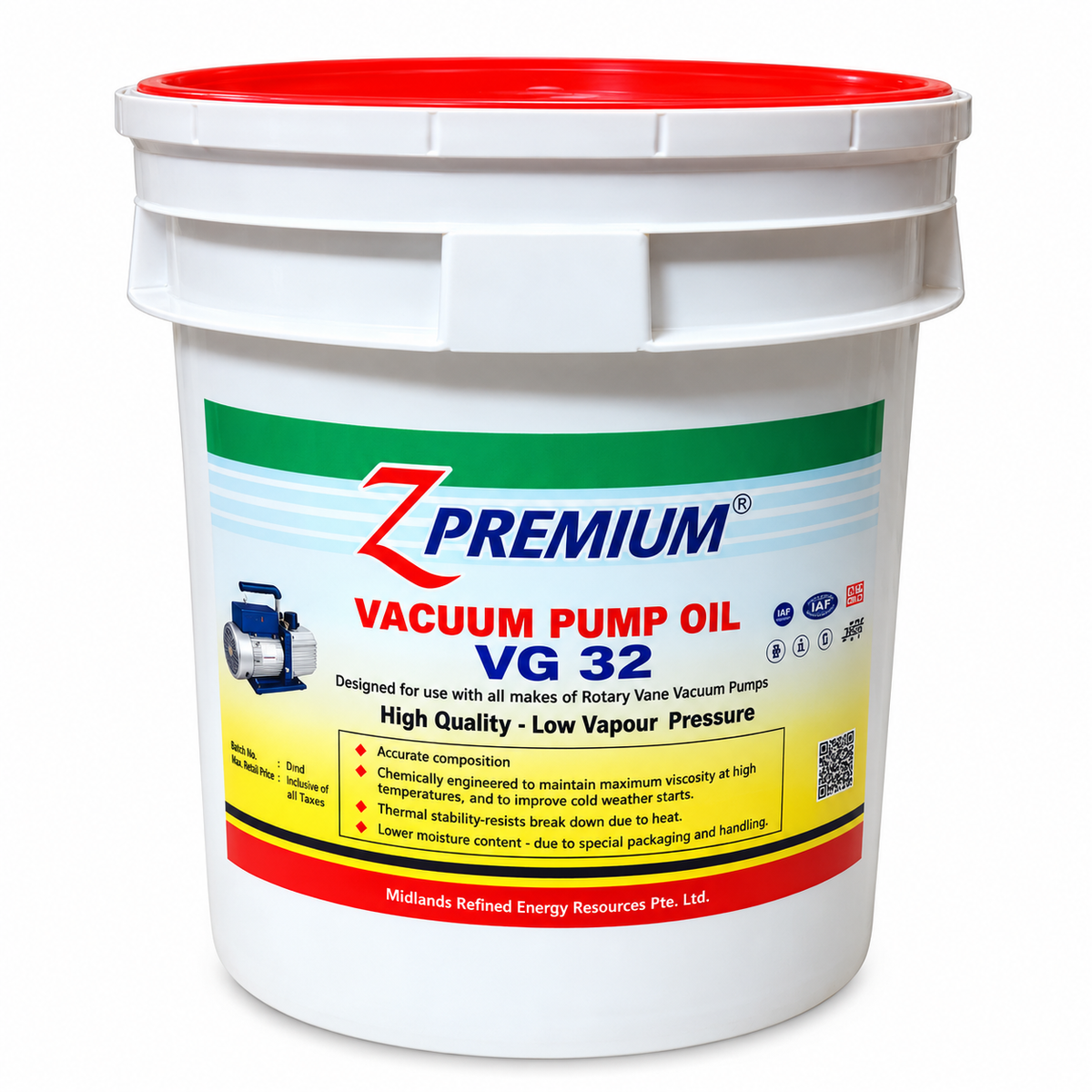 Z Premium Vacuum Pump Oil Bucket