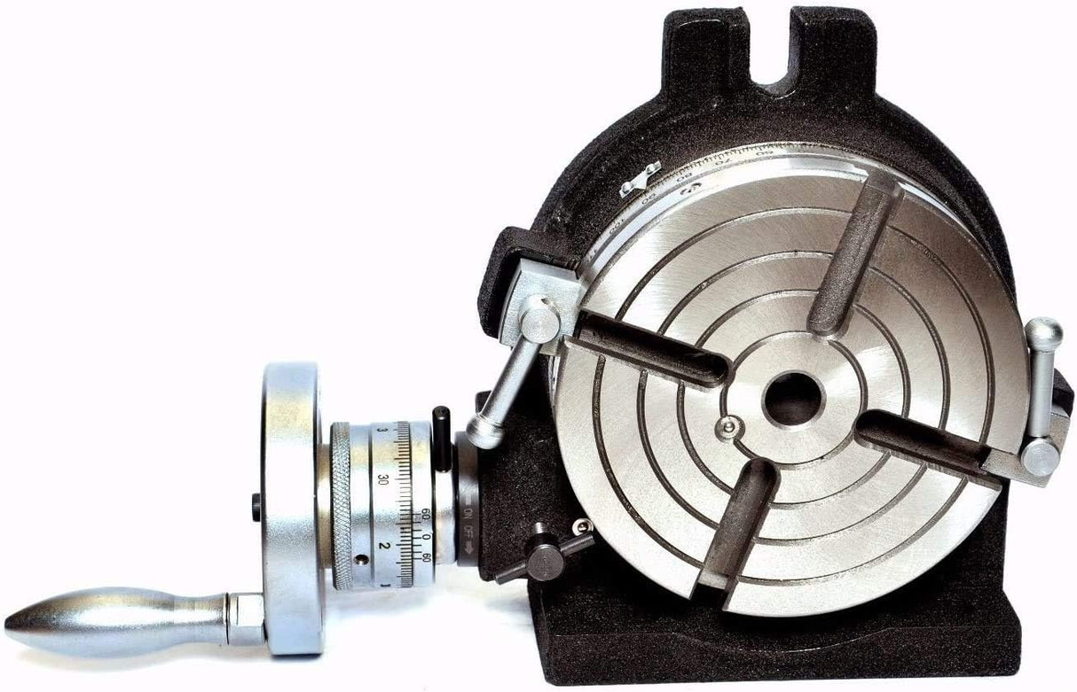 HV6 Rotary Table 4 Slot 6" 150 mm With Tailstock & dividing Indexing Plates Set