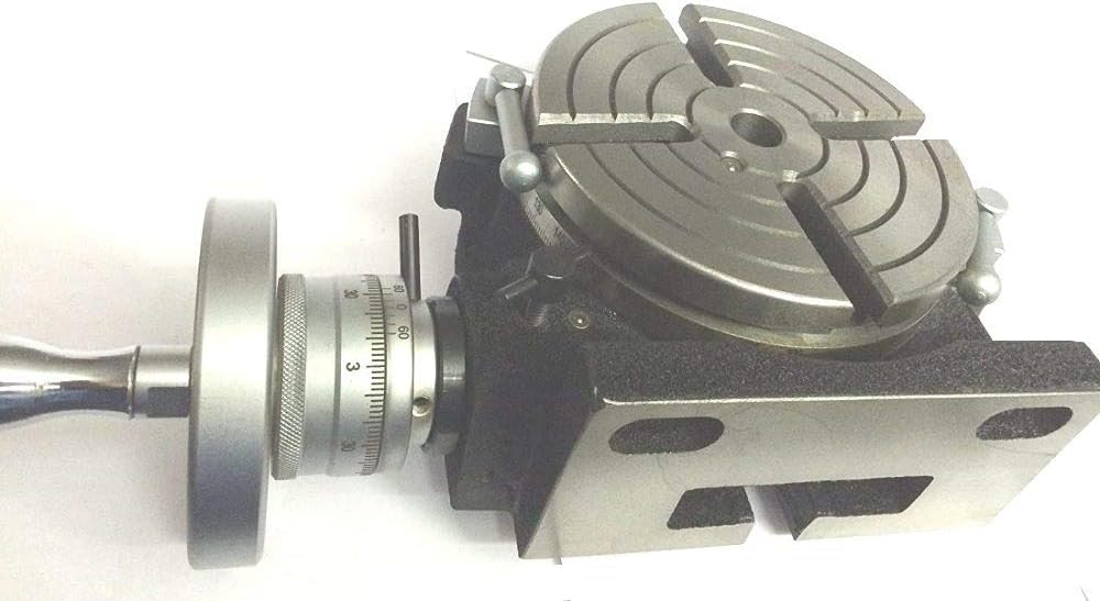HV6 Rotary Table 4 Slot 6" 150 mm With Tailstock & dividing Indexing Plates Set