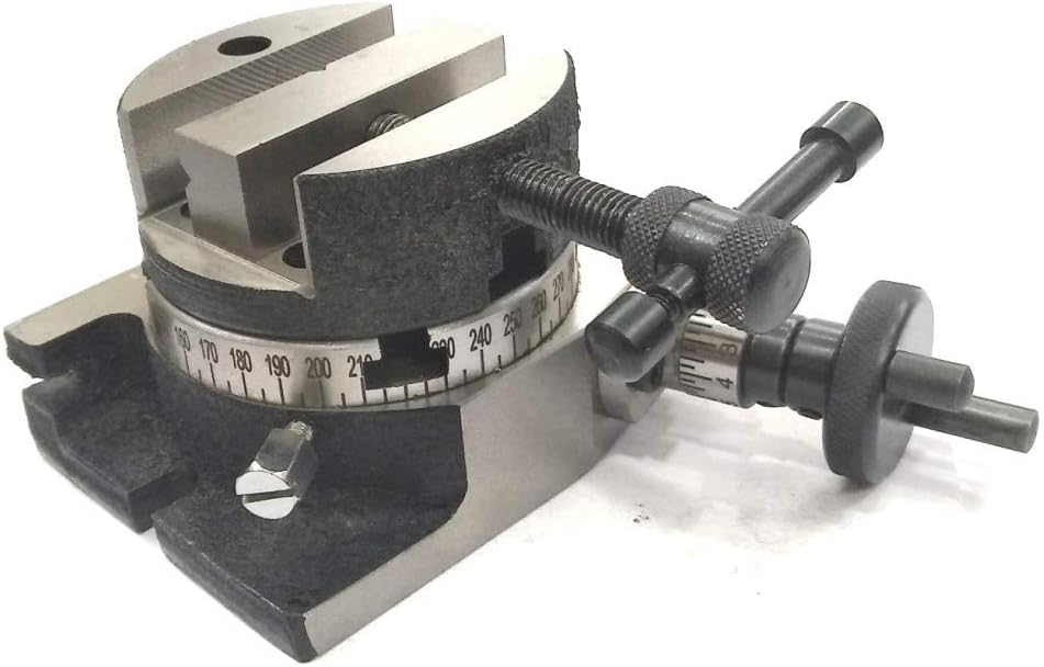 Milling Indexing 4"/100 mm Rotary Table Horizontal Vertical with Suitable Round Vices & Clamp Kits