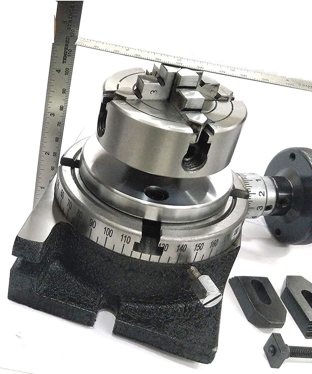 Rotary table with chuck