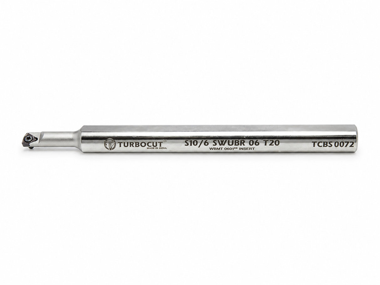 S-Type Boring Bar (WBMT 06**) S16/7 SWUBR/L 06 (T15, T20, T25, T30) Pack of 1
