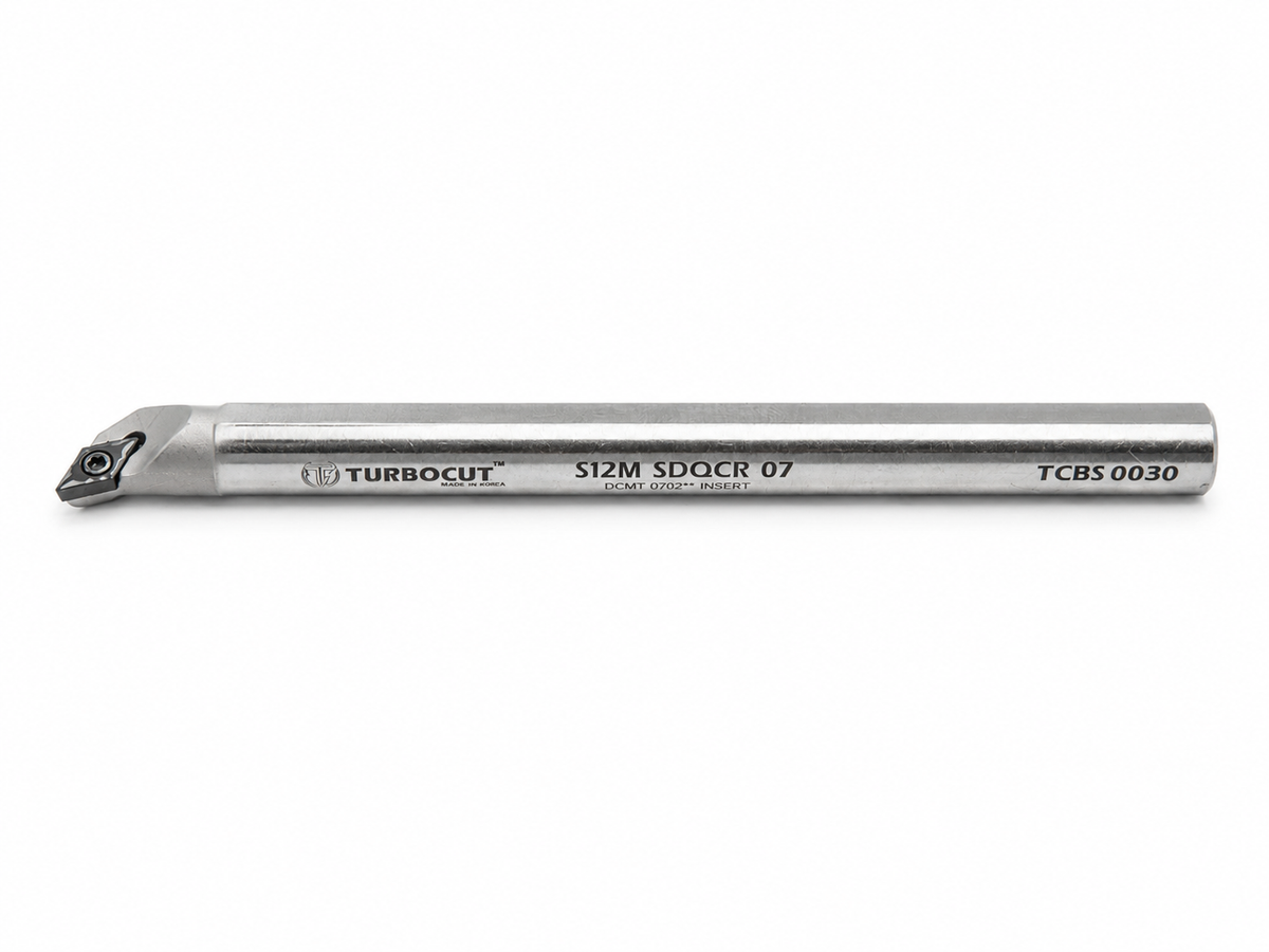 Turbocut S12M SDQCR 07 indexable internal boring bar