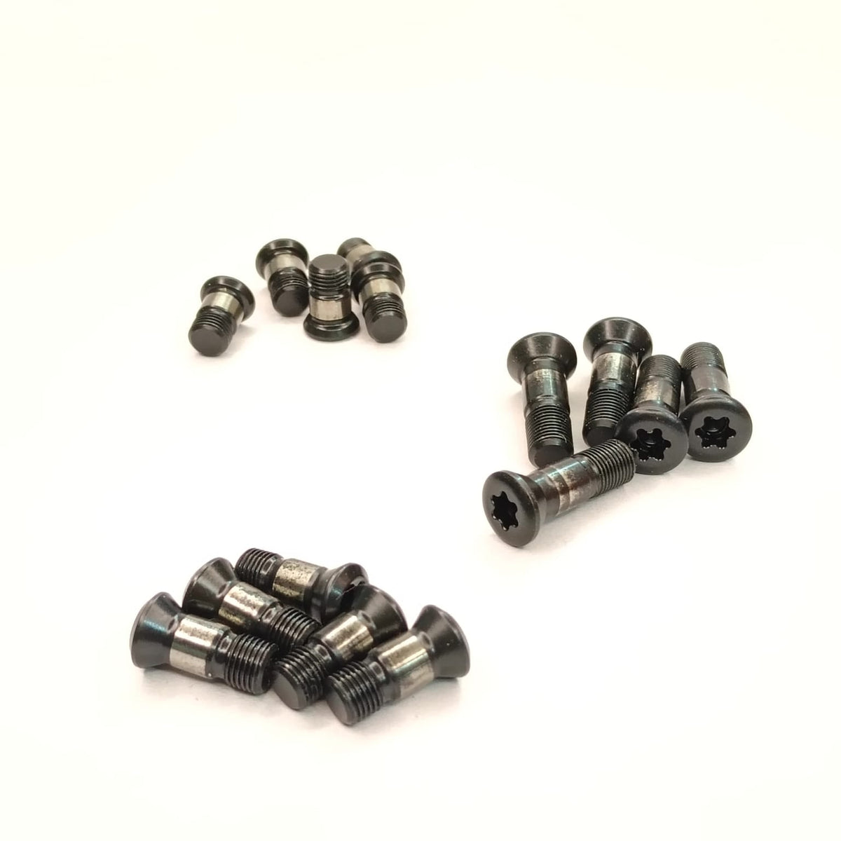 Black Torx head CNC screws
