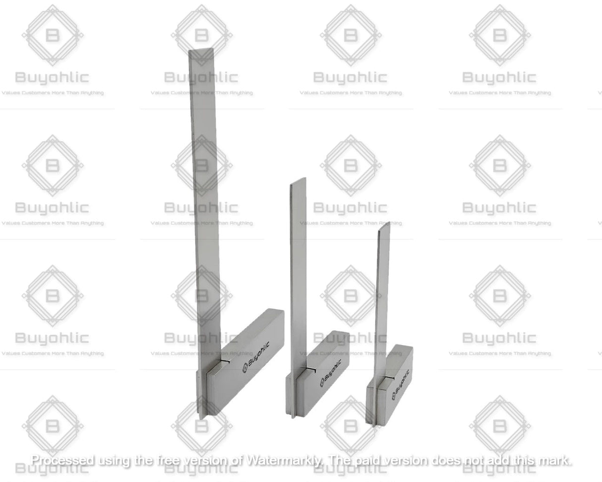 Buyohlic Machinist Try Square DIY General Woodworking clamp Workshop Machine Tools