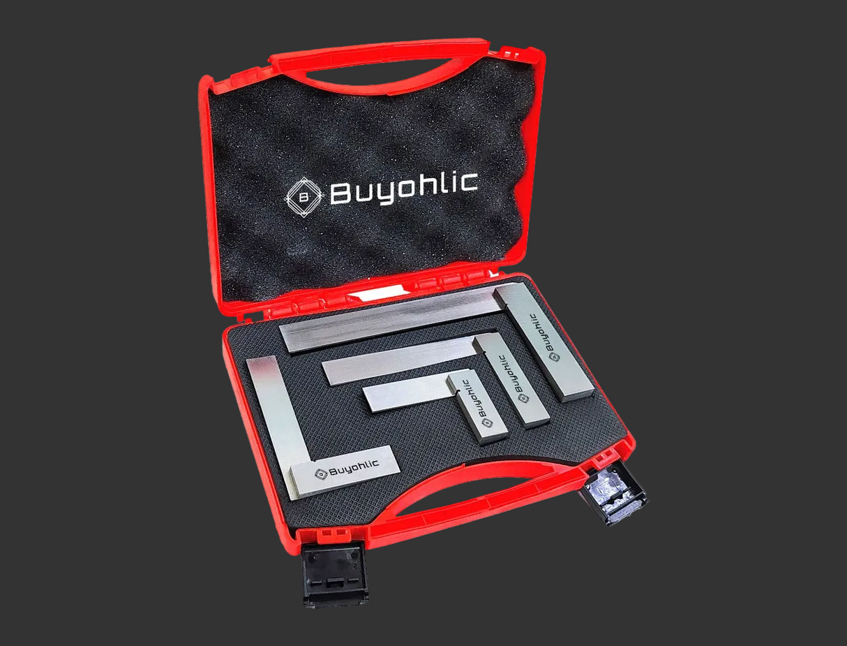 Buyohlic Machinist Try Square DIY General Woodworking clamp Workshop Machine Tools