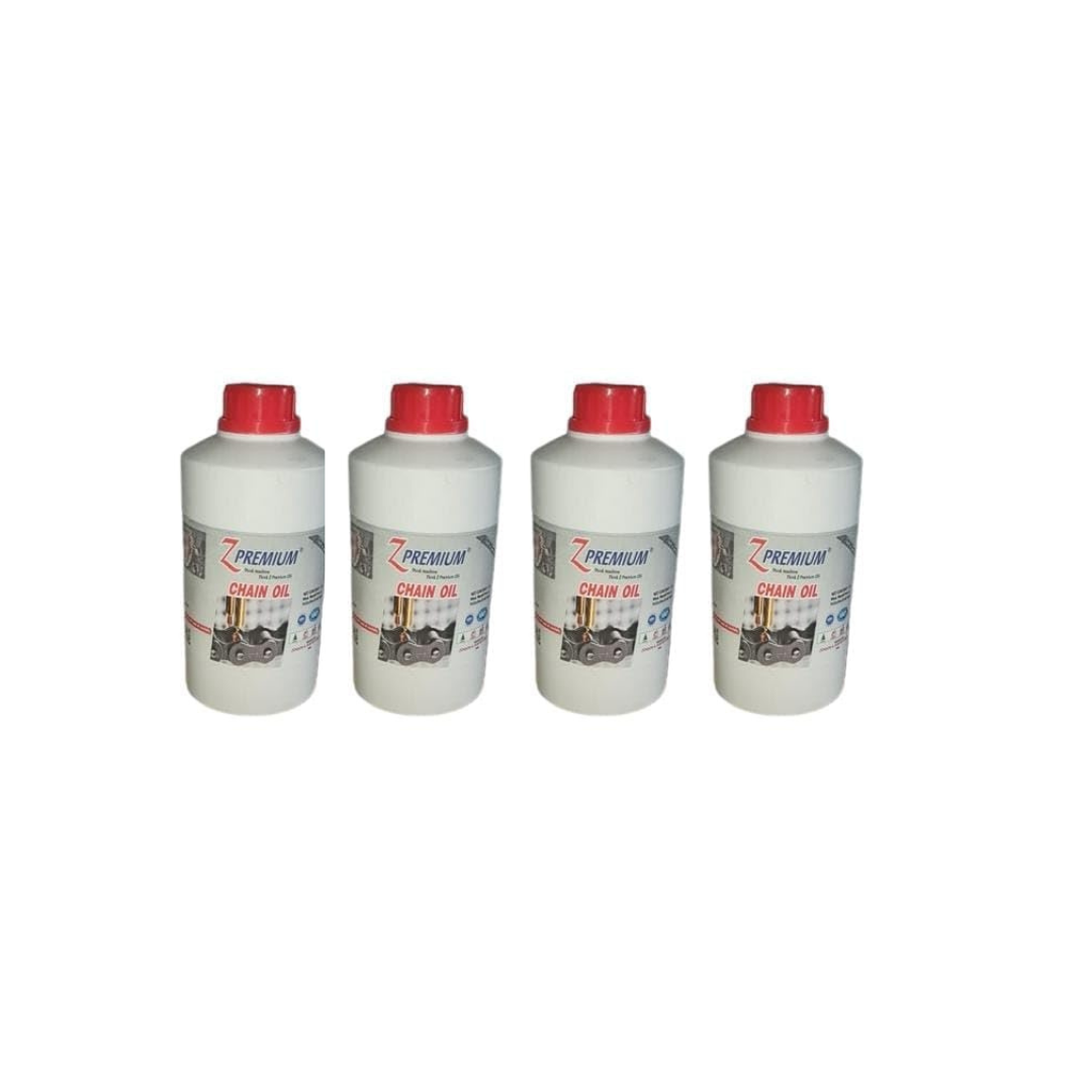 Four bottles of Z Premium chain oil