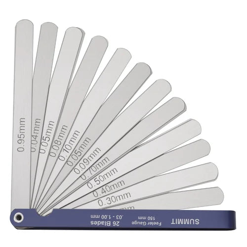 Feeler gauge with multiple blades