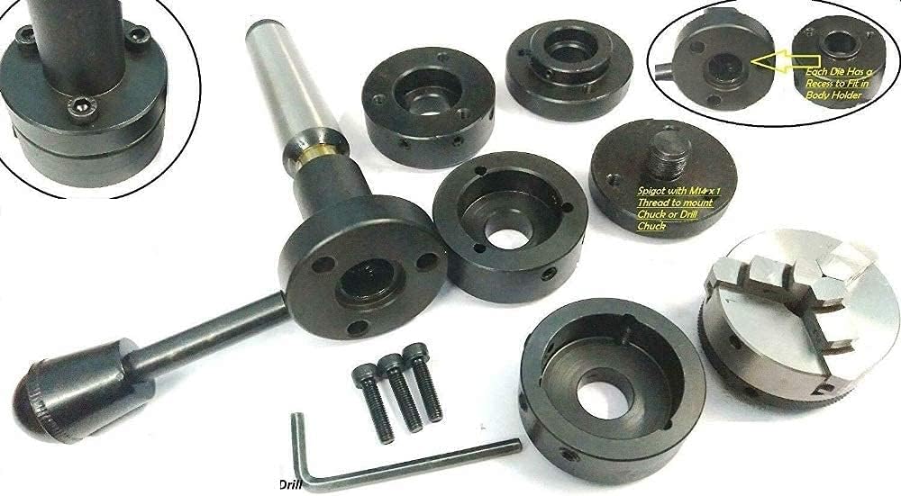 Milling chuck and accessory set