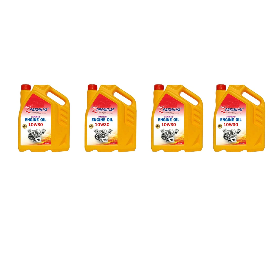 Four bottles of engine oil
