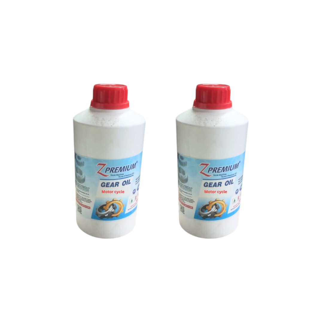 Two bottles of Z Premium Gear Oil