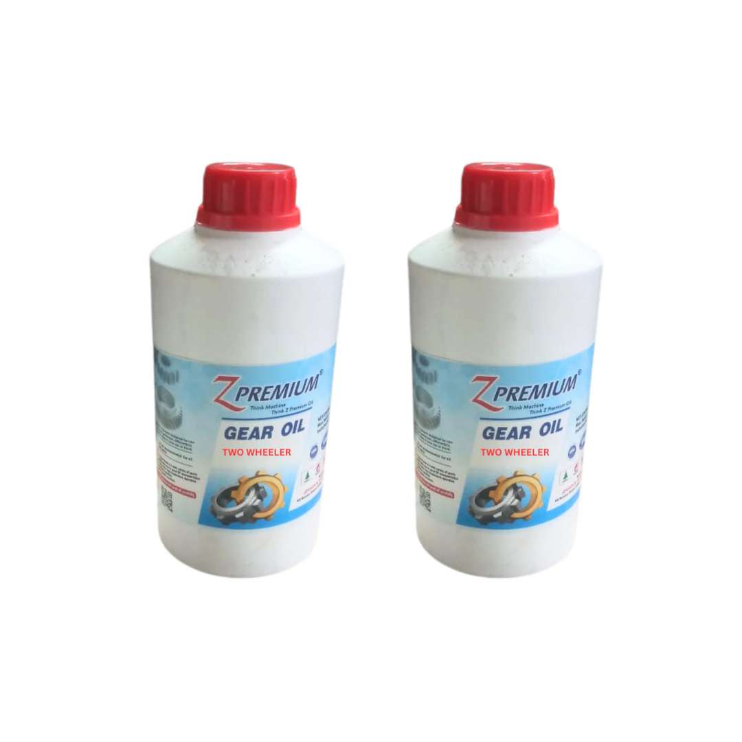 Two bottles of Z Premium Gear Oil