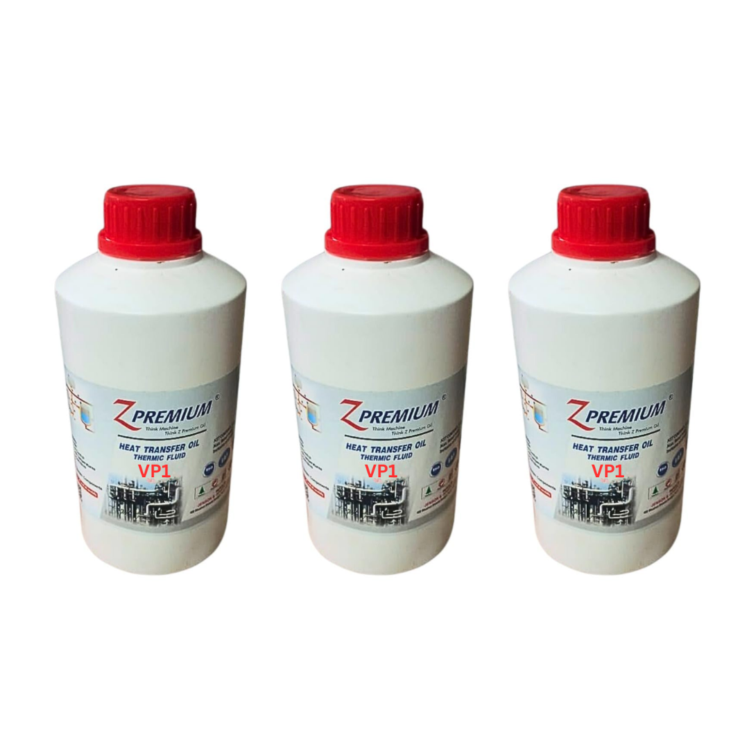 Z Premium heat transfer oil with red caps