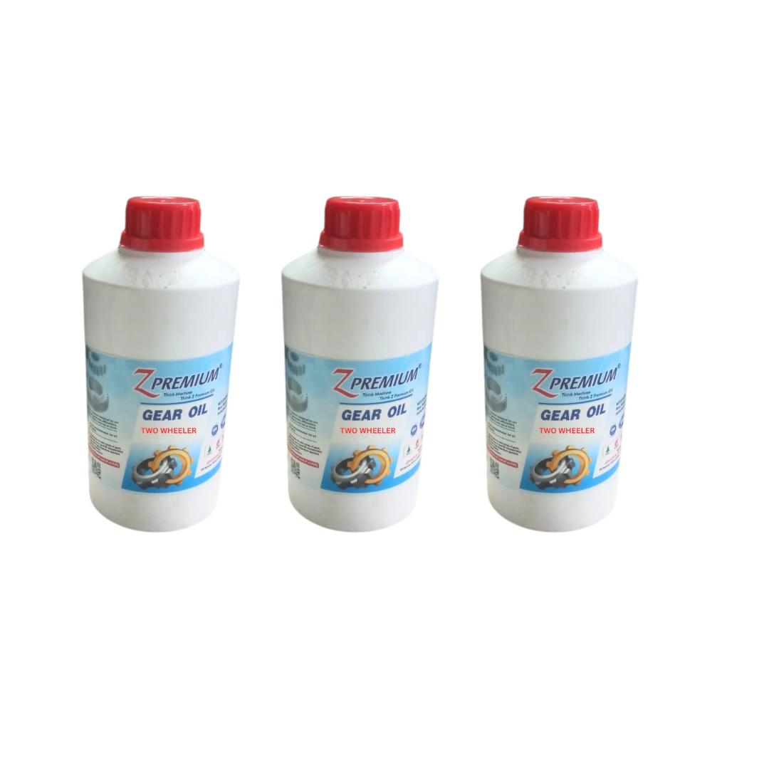 Three bottles of Z Premium Gear Oil