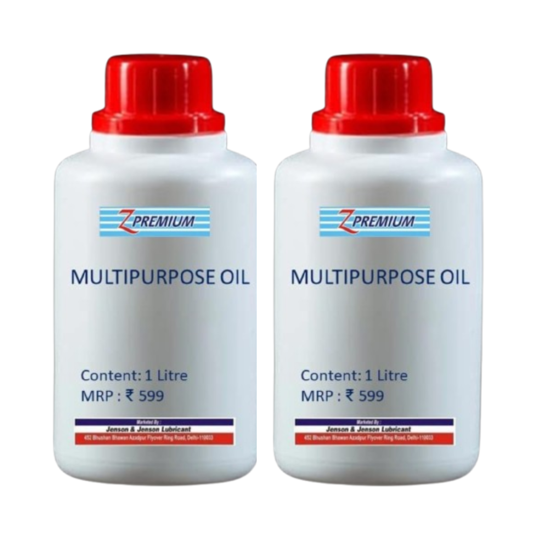 Two bottles of Z Premium Multipurpose Oil